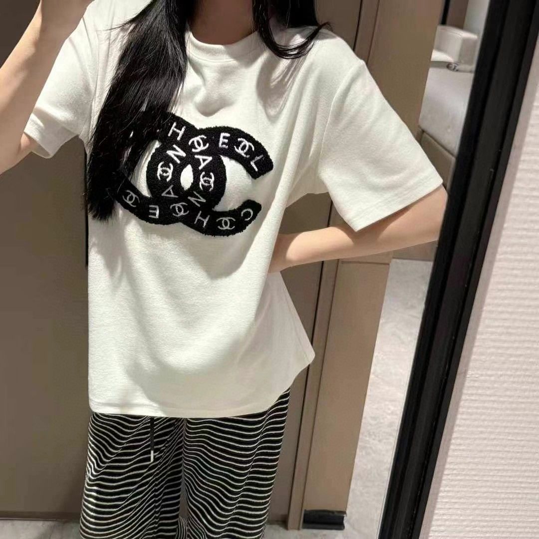New White and Black women's T-shirtPD052025012202