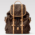 New Fashion V Logo Handmade Men's backpackXC052026072004