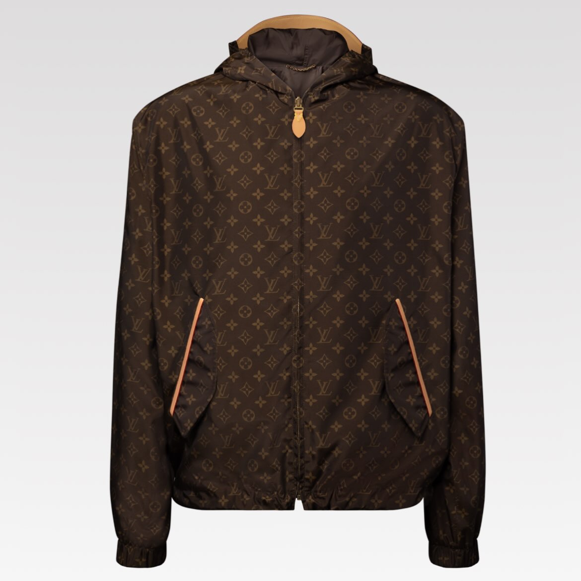 New Fashion V Logo Handmade Men's JacketXC052026072001