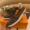 New Leather Trendy Fashion Men's SneakersXC052026071305
