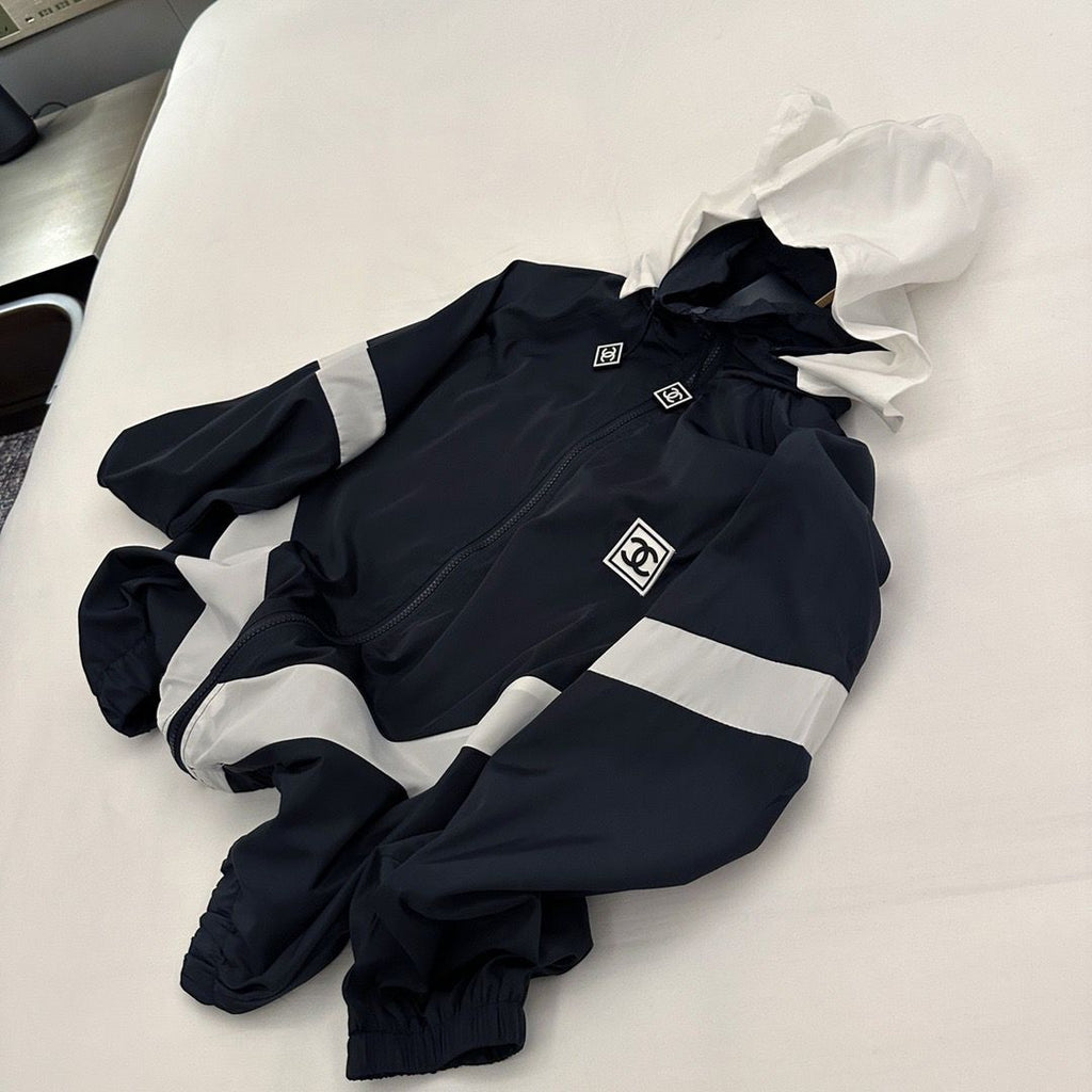 New Black Fashion C logo Women's Leisure coats-PD05202341107