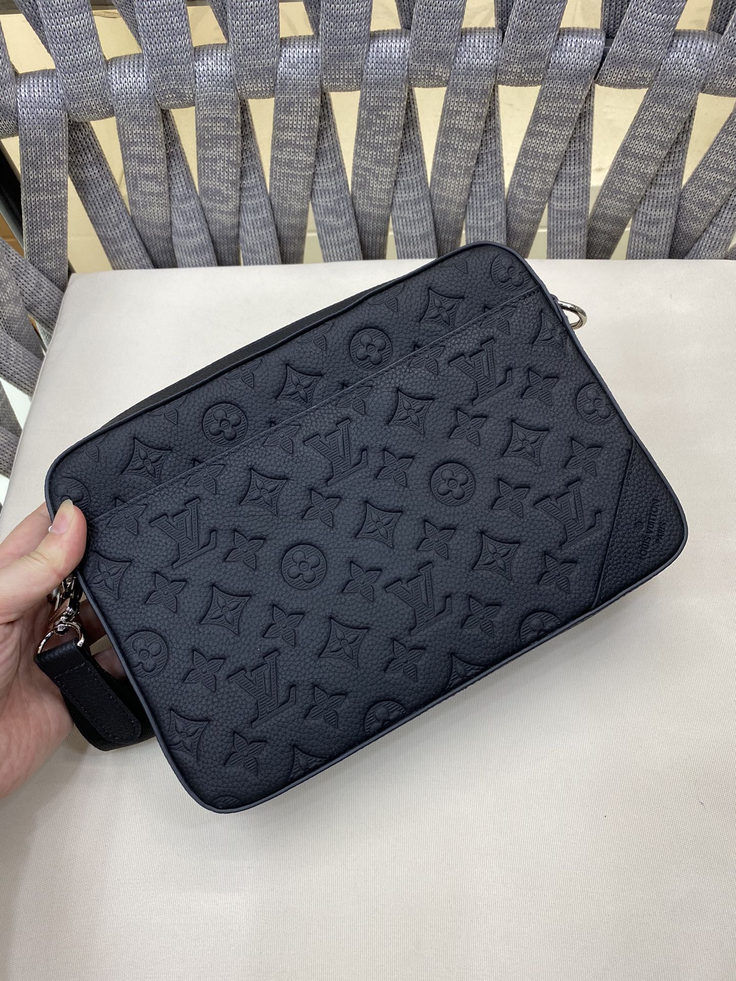 New Handmade Real leather V Logo fashion bagsXC052024122703