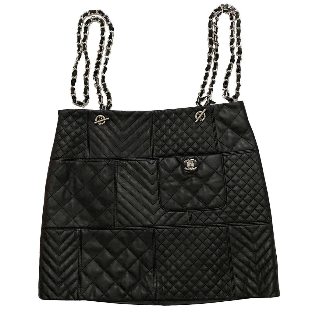 New Genuine Leather Diamond Chain Skirt For Women 10240108LY07