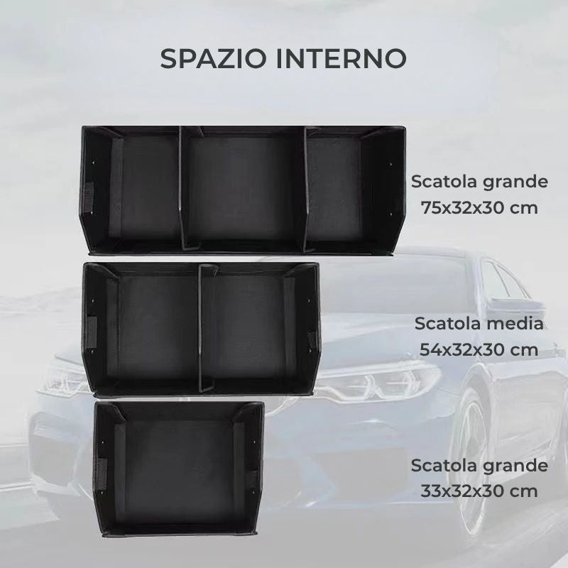Car trunk storage box