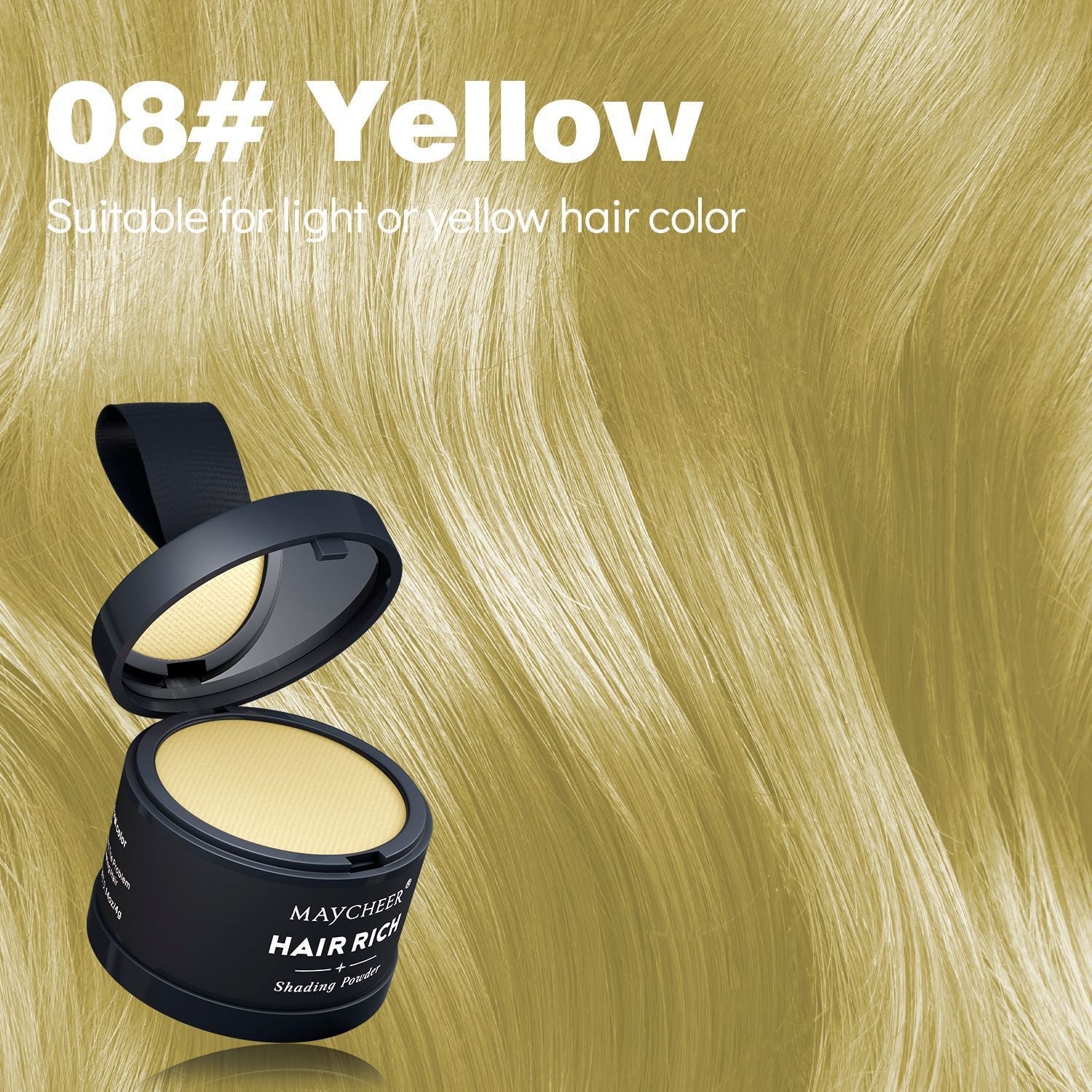Hairline filler powder, a magical tool for shaping and filling the forehead, waterproof and sweatproof.