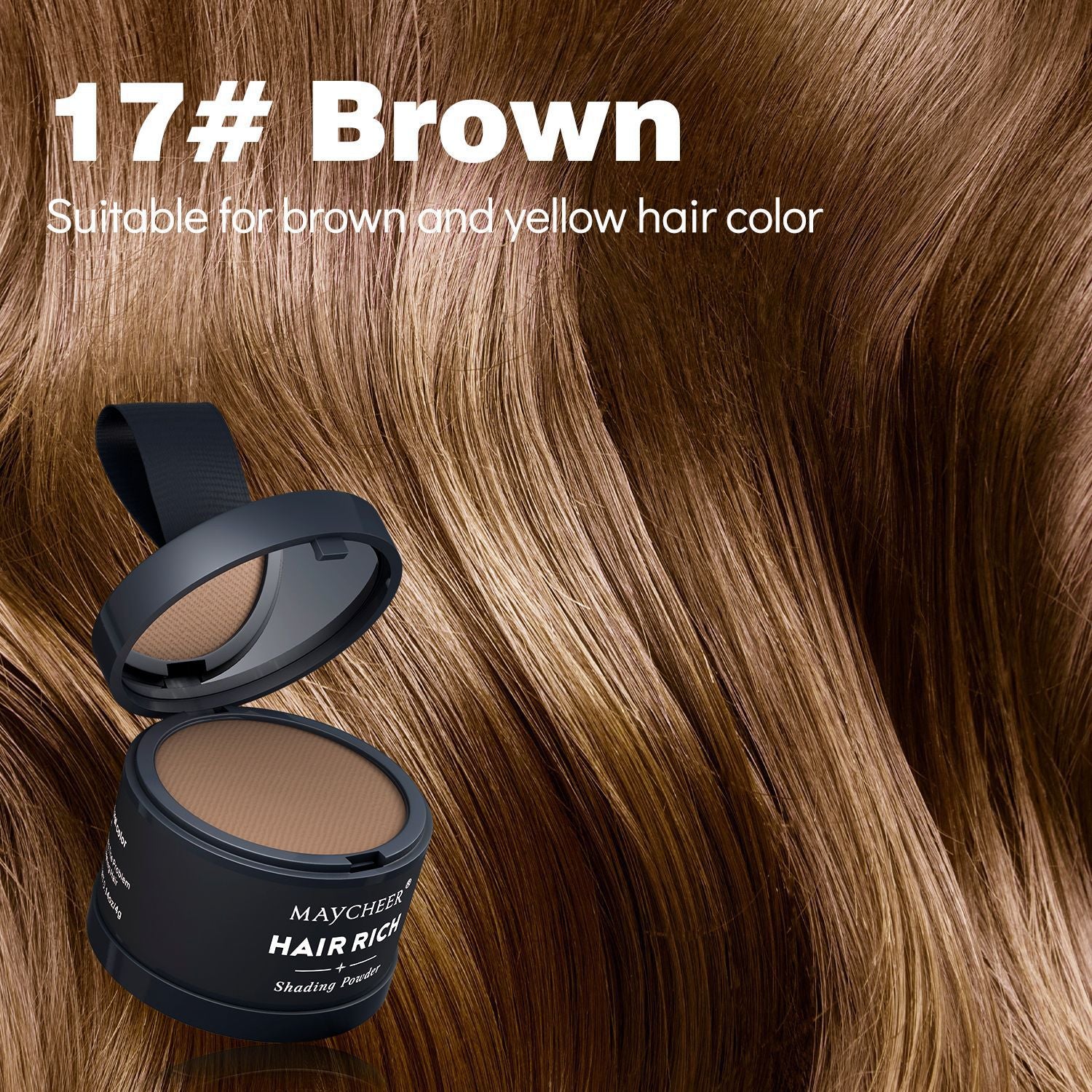 Hairline filler powder, a magical tool for shaping and filling the forehead, waterproof and sweatproof.