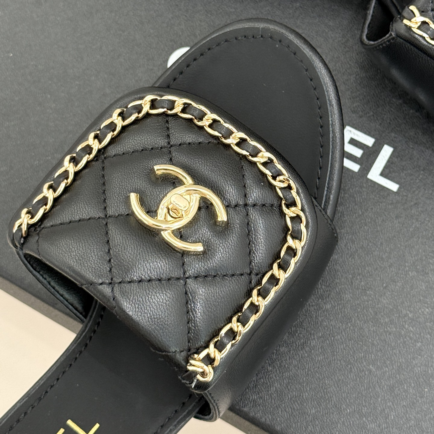 New Black and White Leather Women's HeelsXC052026052208