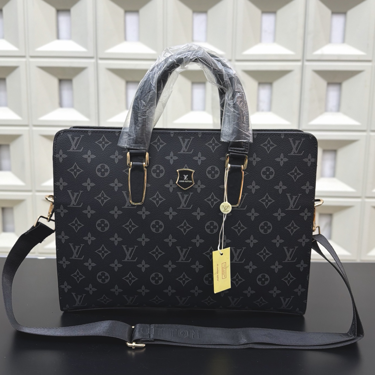 New Black Leather Male or Female BagsXC052026020306