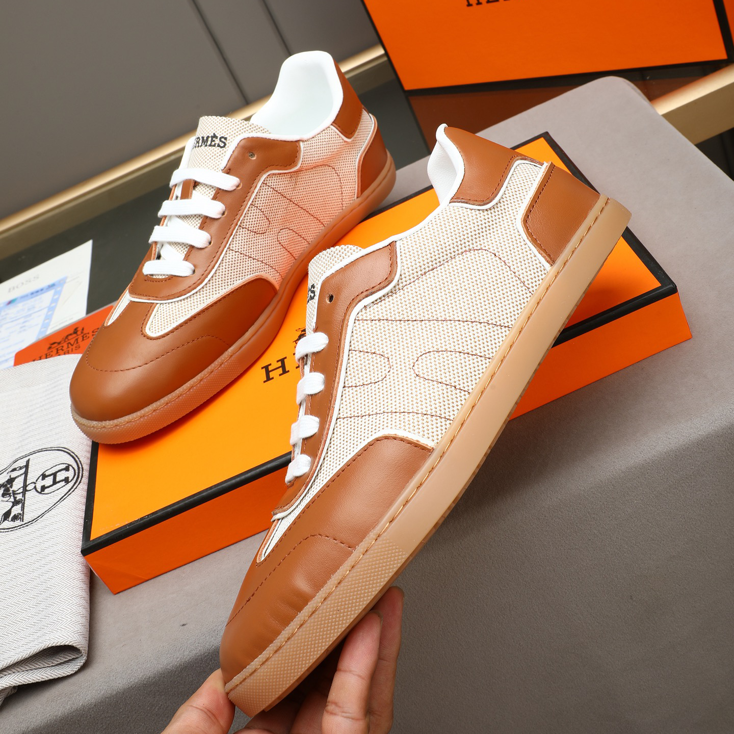 New fashion handmade Men's SneakersXC052026041704