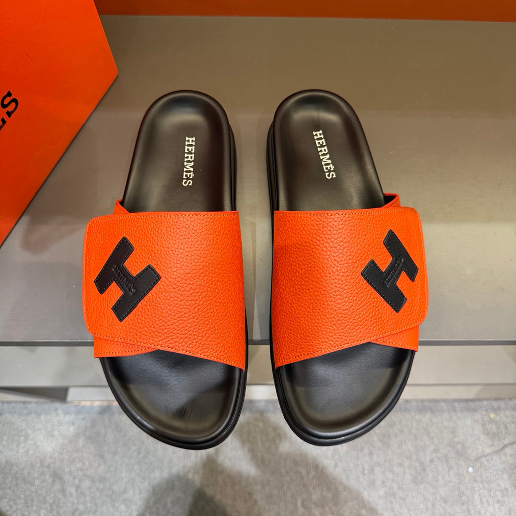 New Fashion leather Handmade Men's SlippersXC05202603304