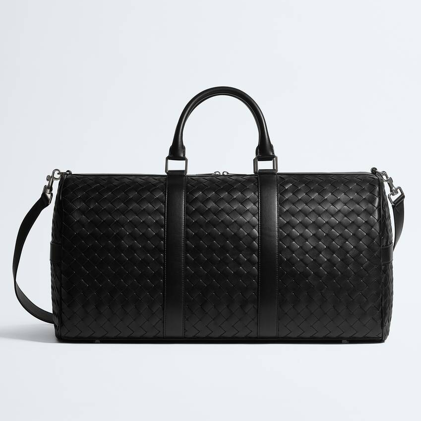 New Black Leather Men's BV BagsXC052026050803