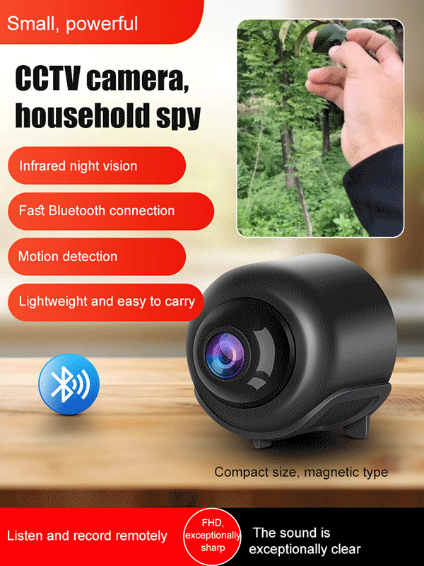 🔥SL Mini Magnetic WiFi Security Camera | 1080p HD with Night Vision & Motion Alerts