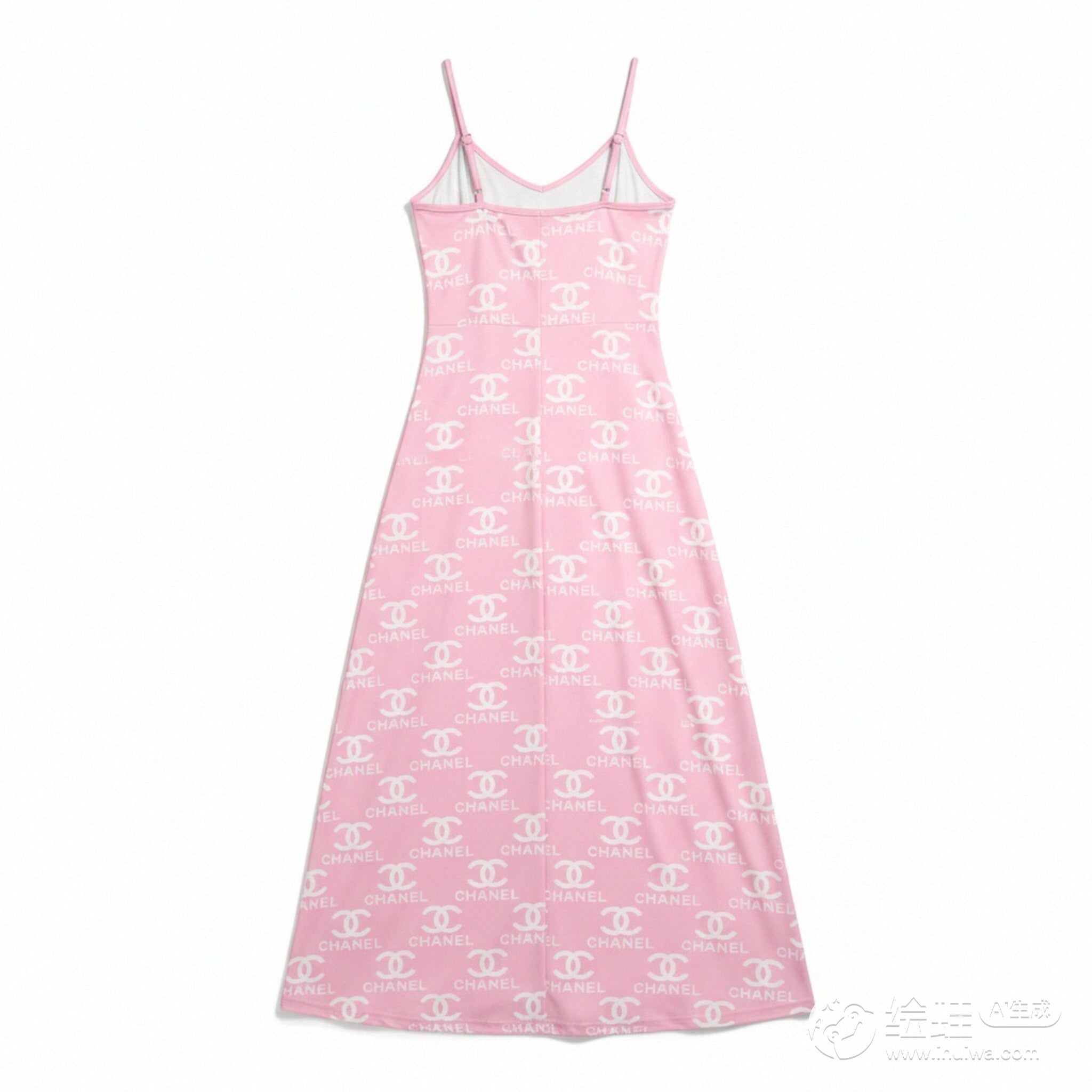Classic Print V-Neck Pocket Cami Dress 3D1026033001