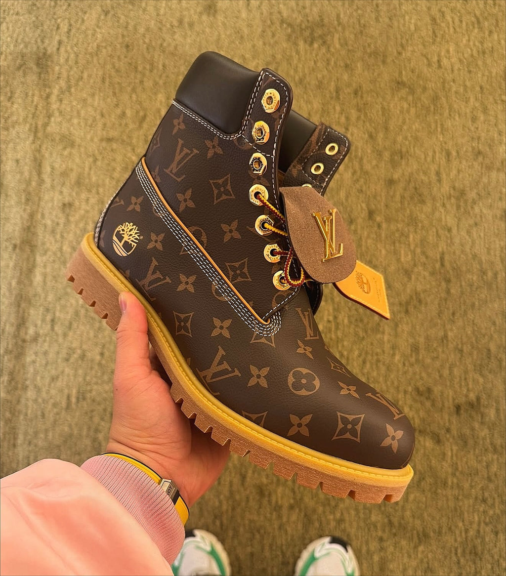 New fashion printed couple's short boots 1024101704
