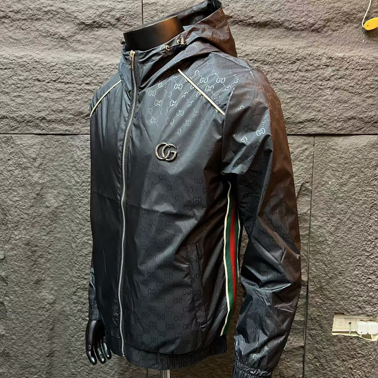 New Black light men's JacketXC052026042401