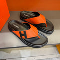 New Fashion leather Handmade Men's SlippersXC05202603305