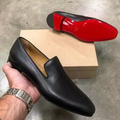 Classic black leather Formal loafersXC052026050703