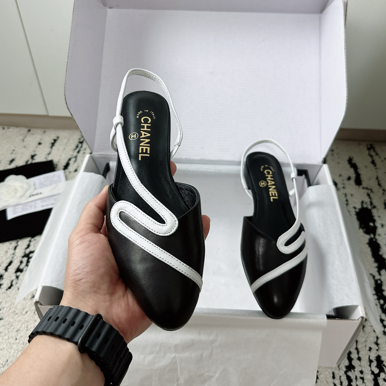 New Fashion Whtie and Black Womens's High-HeeledXC052026070303