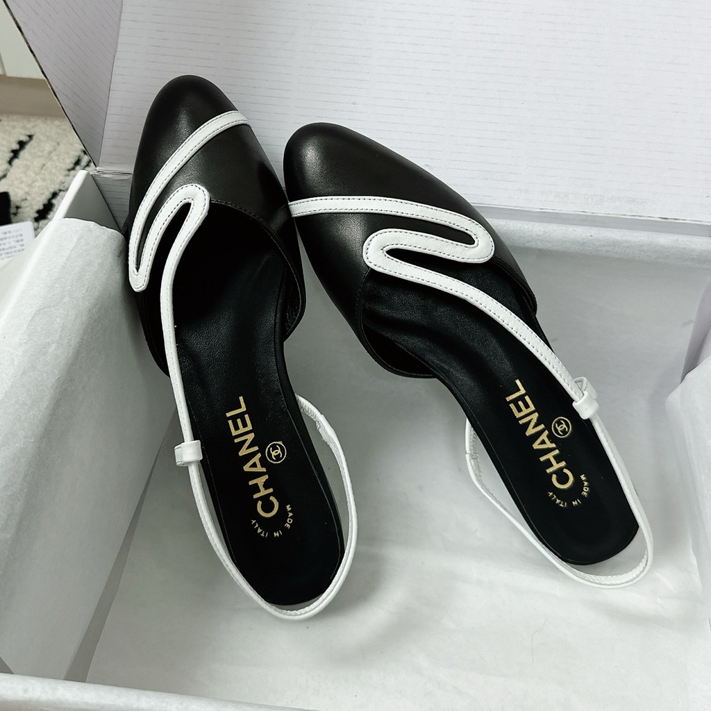 New Fashion Whtie and Black Womens's High-HeeledXC052026070303