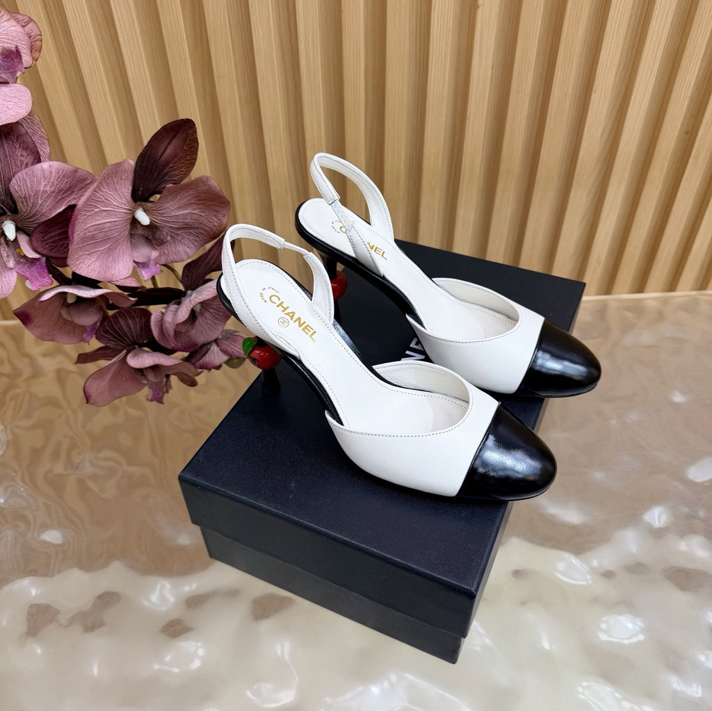 New Fashion Whtie and Black Womens's High-HeeledXC052026070301
