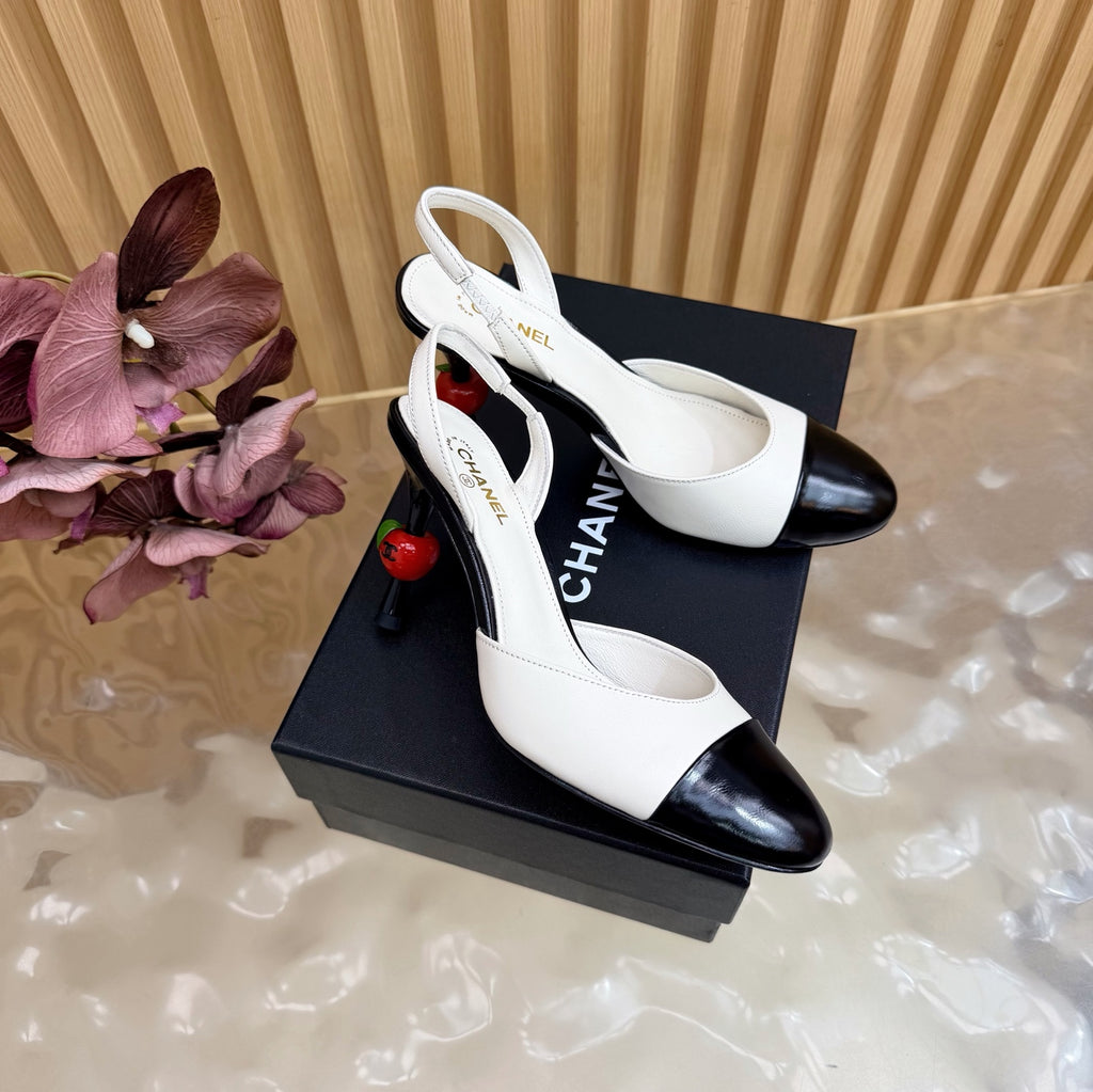 New Fashion Whtie and Black Womens's High-HeeledXC052026070301