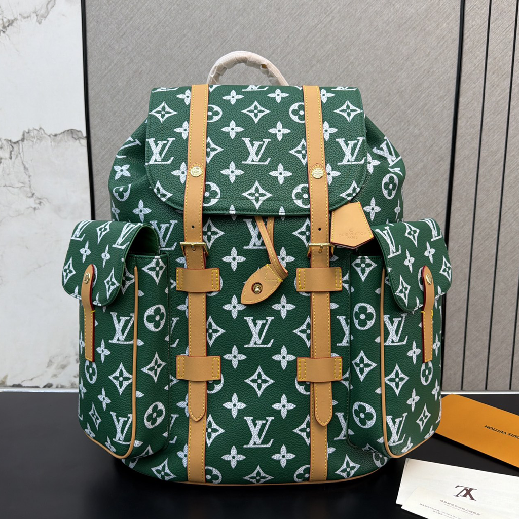 Black Leather Fashion men's BagsXC0520260081806